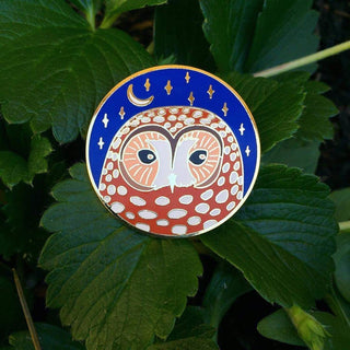 Northern Spotted Owl Pin - 25% To Charity! - Strix occidentalis caurina - (***RETIRED***)