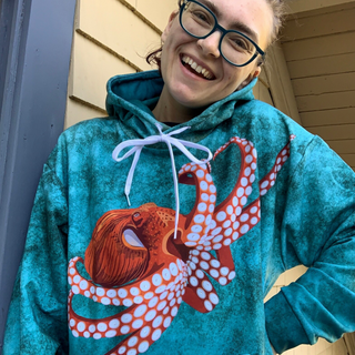 Octopus Hoodie (XXS-6XL) - All-Over Print - Soft & Fleecy Polyester - FREE SHIPPING