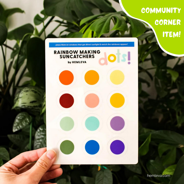 Suncatcher Dots by Hemleva (Catch Sunlight, Make Rainbows!) - Community Corner Item! - FREE SHIPPING