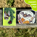 Bat Greeting Set by Emily Poole (2 Cards) - Community Corner Item! - FREE SHIPPING