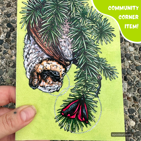 Bat Greeting Set by Emily Poole (2 Cards) - Community Corner Item! - FREE SHIPPING
