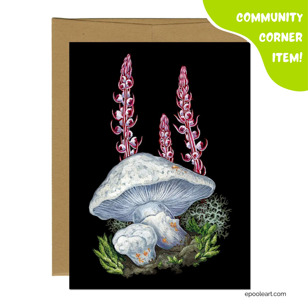 Slugs, Snails, & Mushrooms Greeting Set by Emily Poole (3 Cards) - Community Corner Item! - FREE SHIPPING