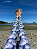 Moon Jellyfish UPF Leggings (XXS-6XL) - Wearable In Water - With or Without Pockets!! (FREE SHIPPING)