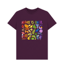 Purple SKU ONLY Nature Is Queer Eco Tee (Masc Style)