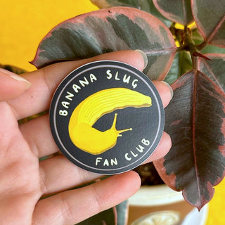 Banana Slug Fan Club Sticker (Vinyl) - FREE SHIPPING