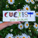 COEXIST With Wildlife Bumper Sticker (Vinyl) - FREE SHIPPING