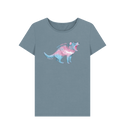 Stone Blue SKU ONLY - Trans-Manian Devil Tee - FEMME