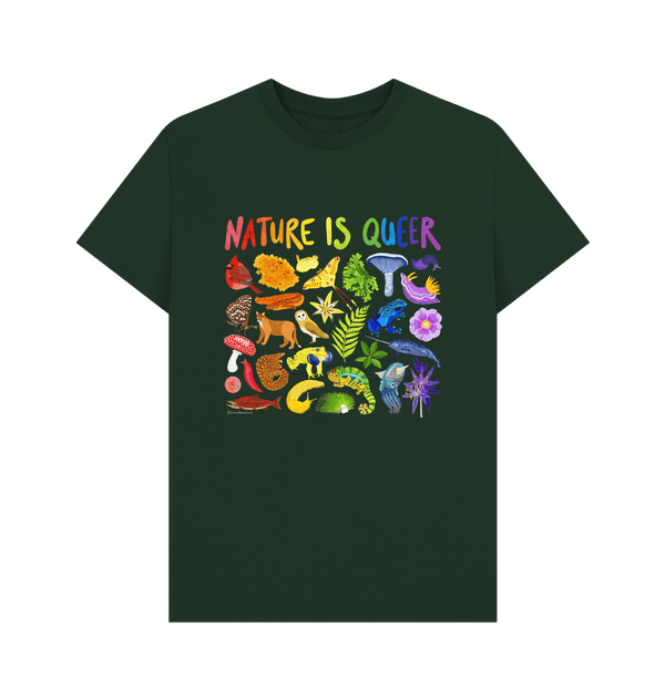 Evergreen SKU ONLY Nature Is Queer Eco Tee (Masc Style)