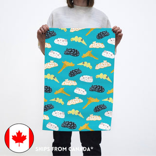 Nudibranch Tea Towel by Jambu Fruit Dove - Community Corner Item!