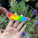 Rainbow Harbour Seal Pride Sticker (Eco Vinyl)
