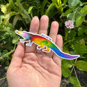 Alli-Gay-Tor Sticker - Eco Vinyl - Alligator Gay 2SLBTQIA+ Progress Pride (FREE SHIPPING)