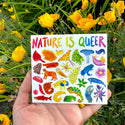 Nature Is Queer Sticker - Eco Vinyl - Pride (FREE SHIPPING)