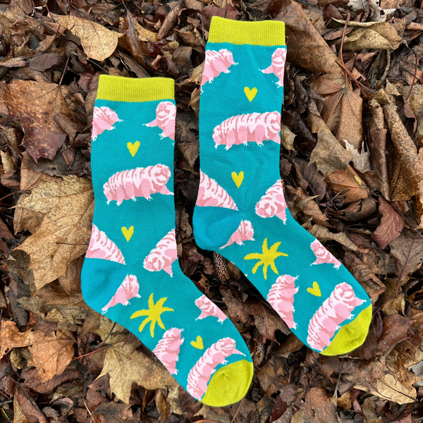 Tardigrade / Water Bear Socks - $1 to Charity! - 80% Bamboo