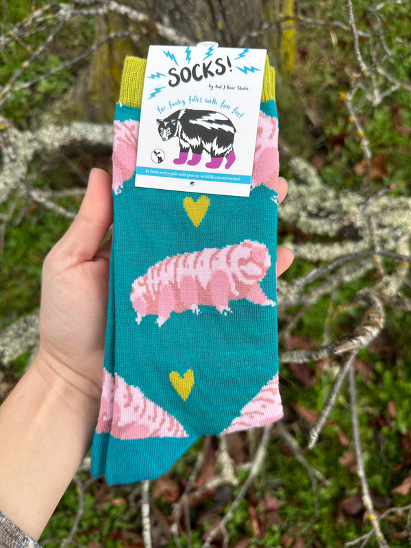 Tardigrade / Water Bear Socks - $1 to Charity! - 80% Bamboo