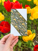 Banana Slug Washi Tape! (Gold Foil) - Eco Friendly - Made from Wood Pulp!