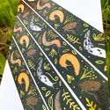 Banana Slug Washi Tape! (Silver Foil) - Eco Friendly - Made from Wood Pulp!