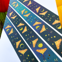 Comet Moth Washi Tape! (Gold Foil) - Madagascar Moon Moth - Eco Friendly - Made from Wood Pulp! - (***RETIRED***)