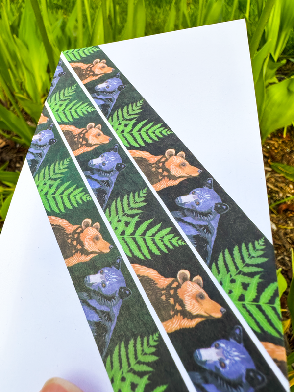 Forest Bears Washi Tape! (No Foil) - Eco Friendly - Made from Wood Pulp! - (***RETIRED***)