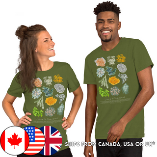 Lichens of the PNW T-Shirt (100% Cotton) - Multiple Colours - Eco Friendly!!