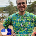 Mangroves Hoodie - 10% to Charity (XS-3XL) - Soft & Cozy Recycled Polyester - All-Over Print - FREE SHIPPING