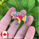 Pansexual Pride Frog Enamel Pin - 25% to Charity! - Subtle Pan Pride