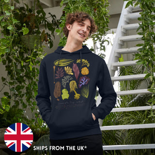 Seaweeds of the Pacific Northwest Eco Hoodie (XS-5XL) - 100% Cotton! - Masc & Femme Styles - Eco Friendly