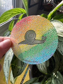 Tactile Rainbow Sticker (Clear Vinyl) - Textured Stim Sticker