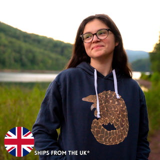 Temminck's Pangolin Hoodie (XS-5XL) - 100% Cotton! - Masc & Femme Styles - Eco Friendly!!