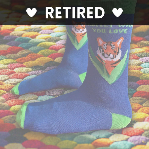 Tiger Socks - $1 to Charity! - 80% Bamboo  - (***RETIRED***)