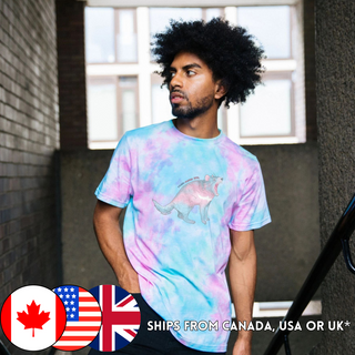 Trans-Manian Devil Eco T-Shirt (XS- 5XL) - 100% Cotton - Multiple Colours - Transgender Pride Tasmanian Devil - Eco Friendly!