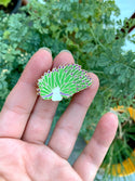 Leaf Sheep Sea Slug Pin - 25% to Charity! - Costasiella kuroshimae - Nudibranch Pin