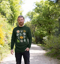 Lichens of the PNW Crew Sweatshirt (XS-5XL) - 100% Cotton! - Masc & Femme Styles - Eco Friendly