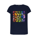 Navy Blue SKU ONLY Nature Is Queer Eco Tee (Femme Style)