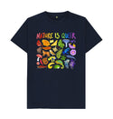 Navy Blue SKU ONLY Nature Is Queer Eco Tee (Masc Style)