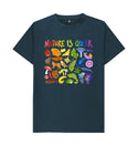 Denim Blue SKU ONLY Nature Is Queer Eco Tee (Masc Style)