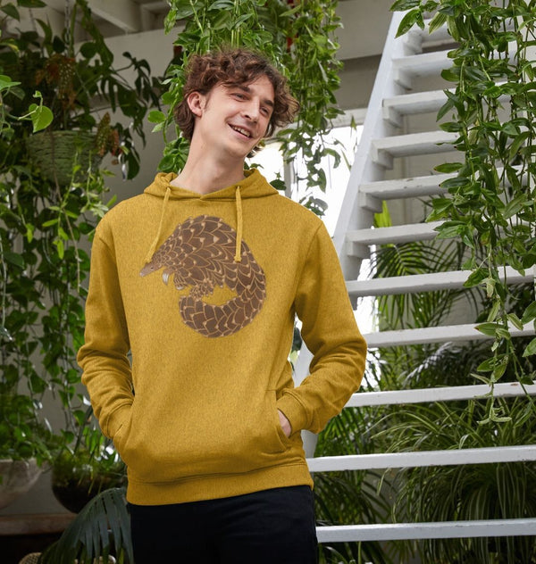 Temminck's Pangolin Hoodie (XS-5XL) - 100% Cotton! - Masc & Femme Styles - Eco Friendly!!