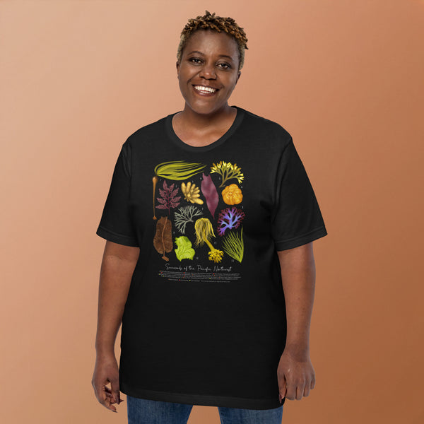 Seaweeds of the Pacific Northwest T-Shirt (100% Cotton) - Multiple Colours - Eco Friendly Tshirt!!