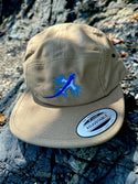 Blue Dragon Nudibrach Embroidered 5 Panel Cap - 