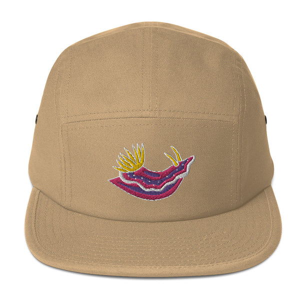 Hooded Nudibrach Embroidered 5 Panel Cap - 