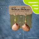 Clam Shell Earrings by Rae Rae The Science BAE - Community Corner Item!