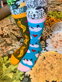 Sea Bunny Nudibranch Socks - 80% Bamboo - $1 to Charity!