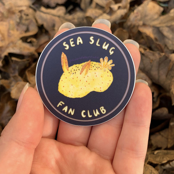 Sea Slug Fan Club Magnet - Sea Lemon Magnet - FREE SHIPPING