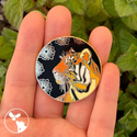 Bengal Tiger Pin - 25% To Charity! - Panthera tigris - Hard Enamel Pin