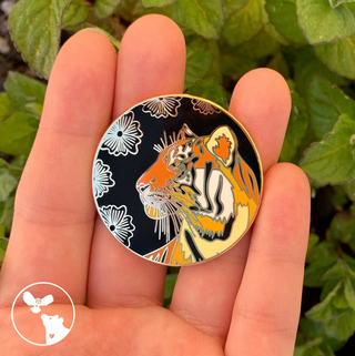 Bengal Tiger Pin - 25% To Charity! - Panthera tigris