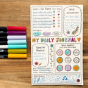 Daily Journal Notepads - 50 Pages - 100% Recycled - Off-White - FREE SHIPPING