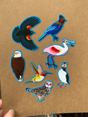 Nerdy Birds Sticker Sheet (Paper) - FREE SHIPPING