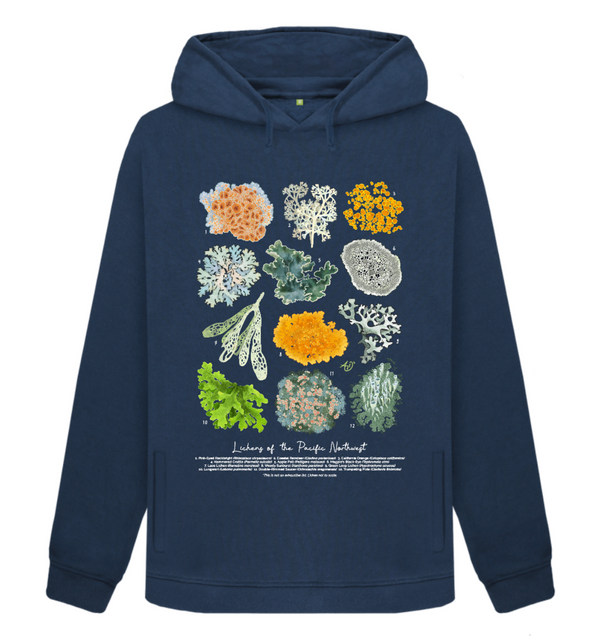 Lichens of the PNW Hoodie - Eco Friendly!!