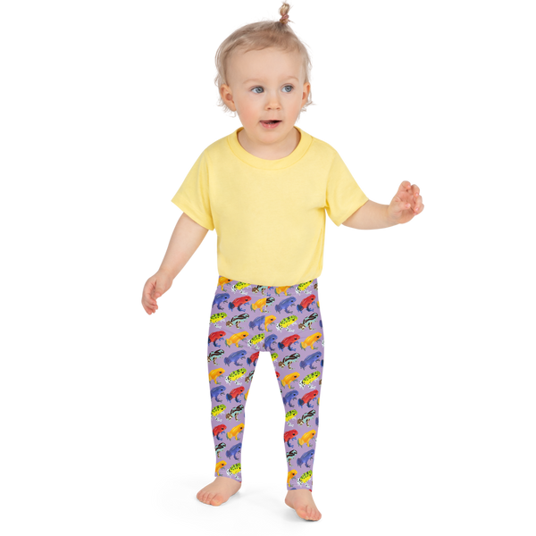 Kids/Youth UPF Leggings - Frogs (Sizes 2T-20) - FREE SHIPPING