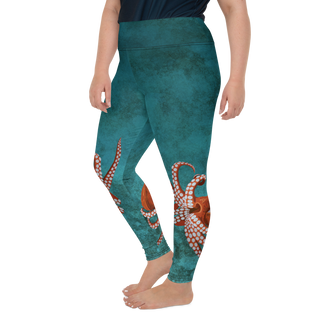 Octopus UPF 50+ Leggings (XXS-6XL) Wearable In Water - With or Without Pockets!!