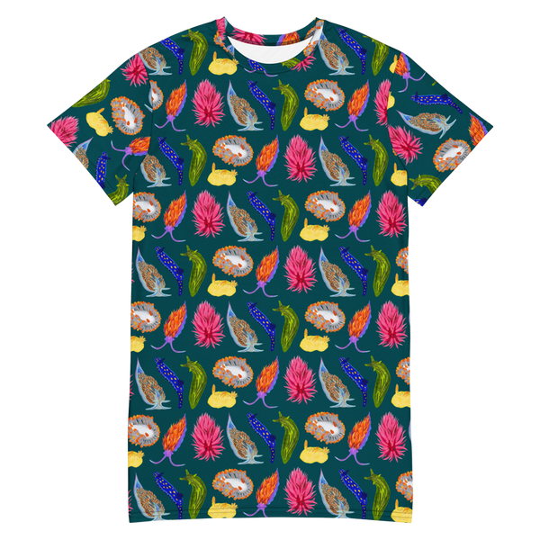 Nudibranch T-Shirt Dress (XXS-6XL) - FREE SHIPPING